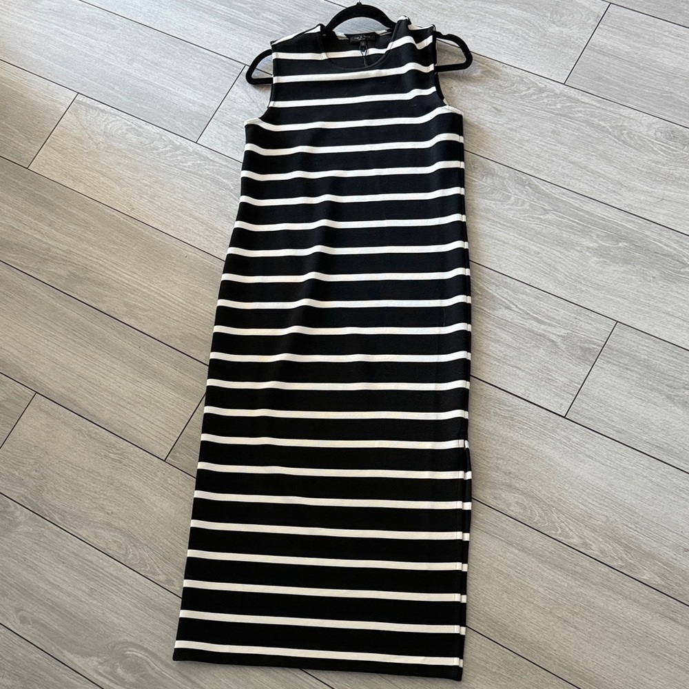 NWT RAG & BONE Colette Striped Maxi Dress Size Small